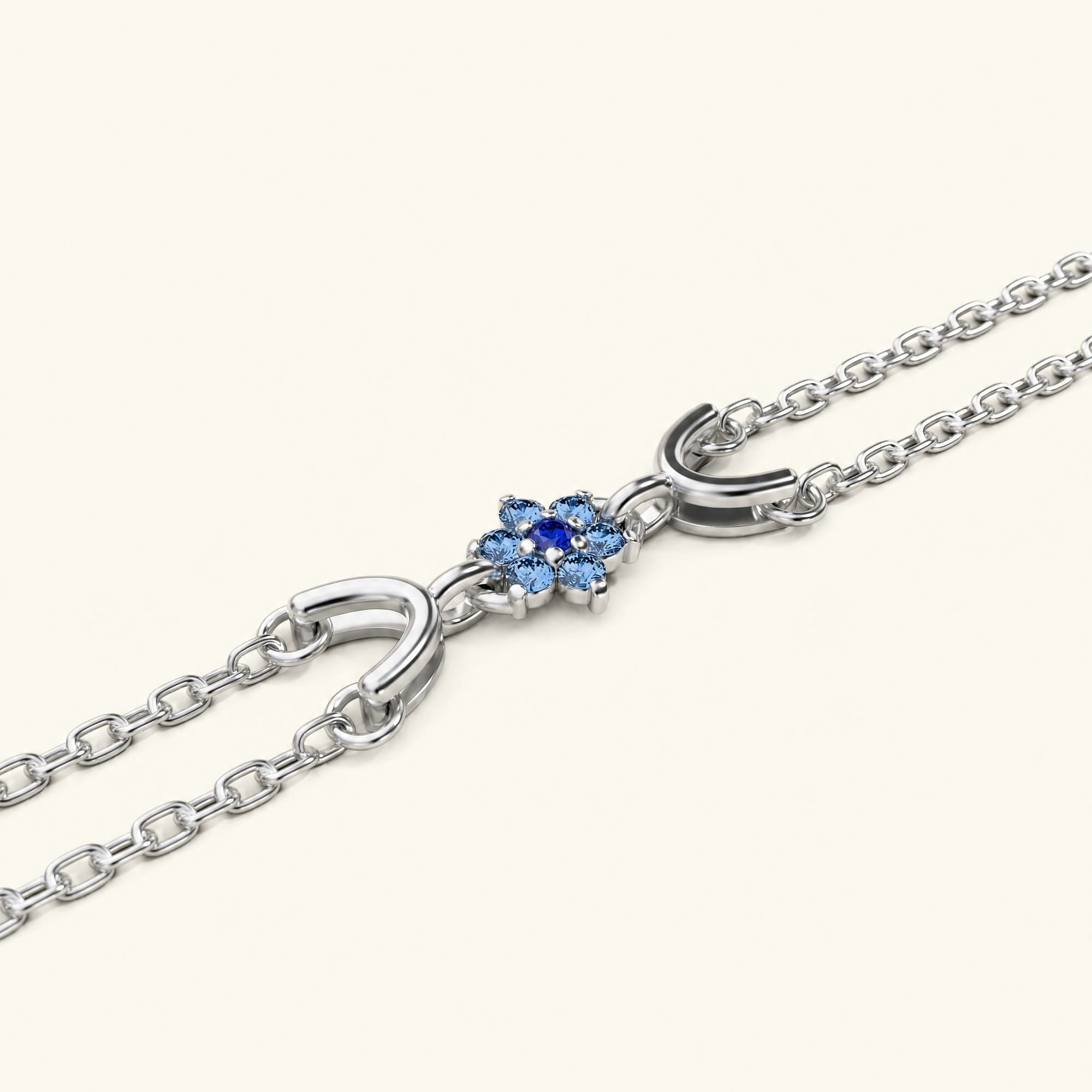 Bracelet surya or blanc pour femme emeraude