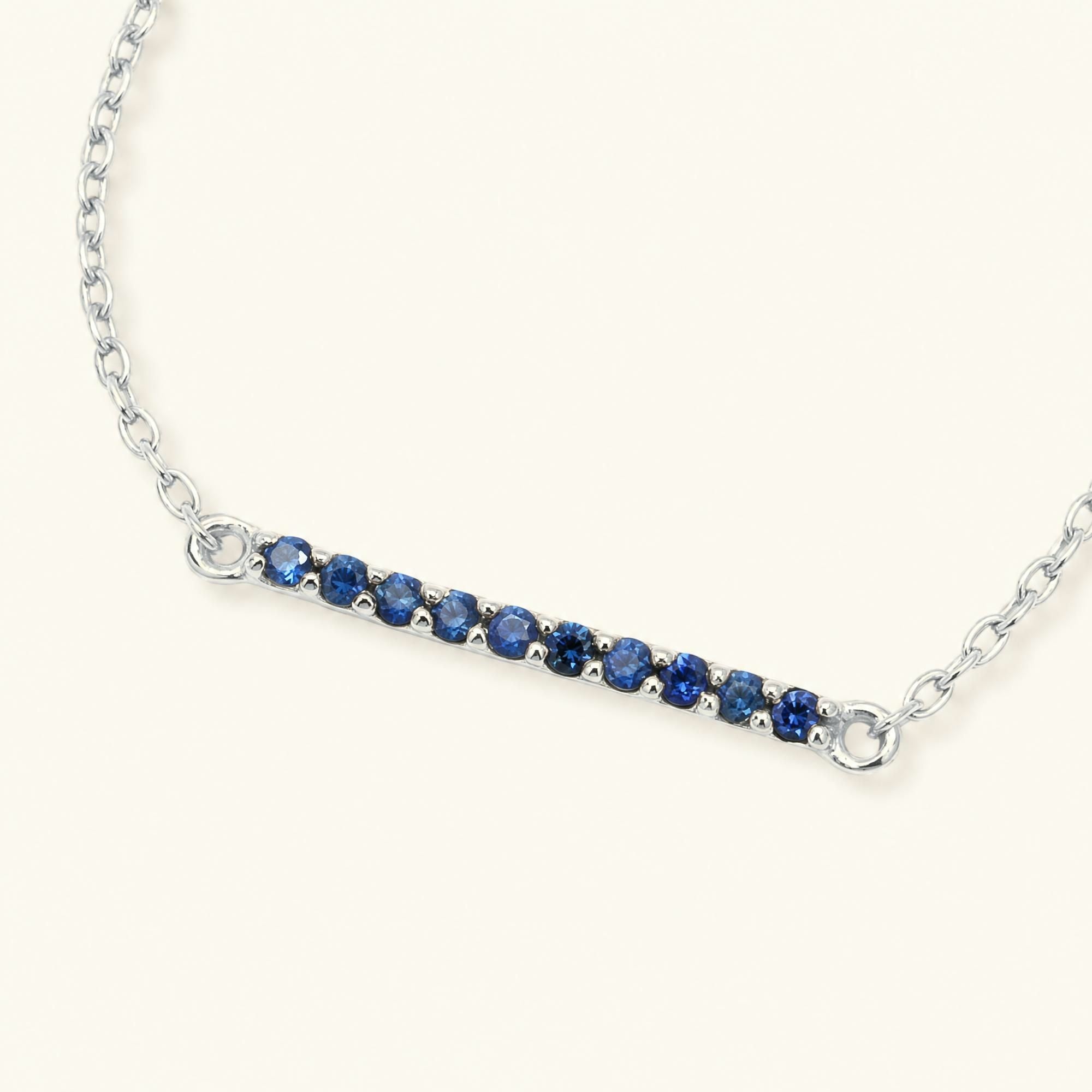 Bracelet ujala saphir or blanc