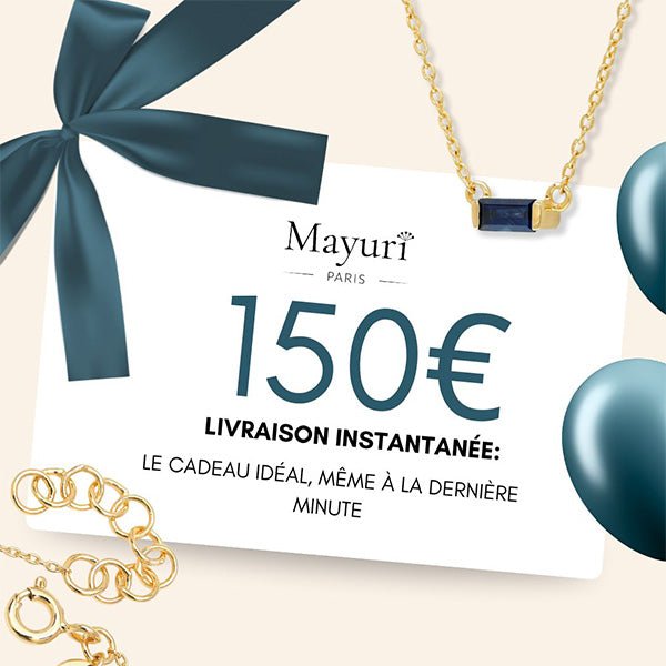 Carte cadeau Mayuri Paris 150 euros pour offrir