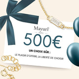 Carte cadeaux mayuri d’une valeurs de 500 euros 