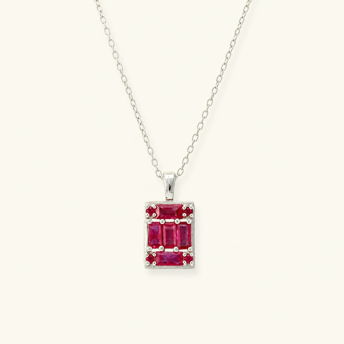 collier atma rubis or blanc