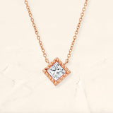 Collier Indrani Diamant en or rose