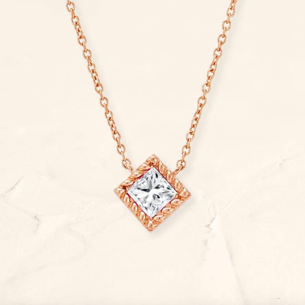 Collier Indrani Diamant en or rose