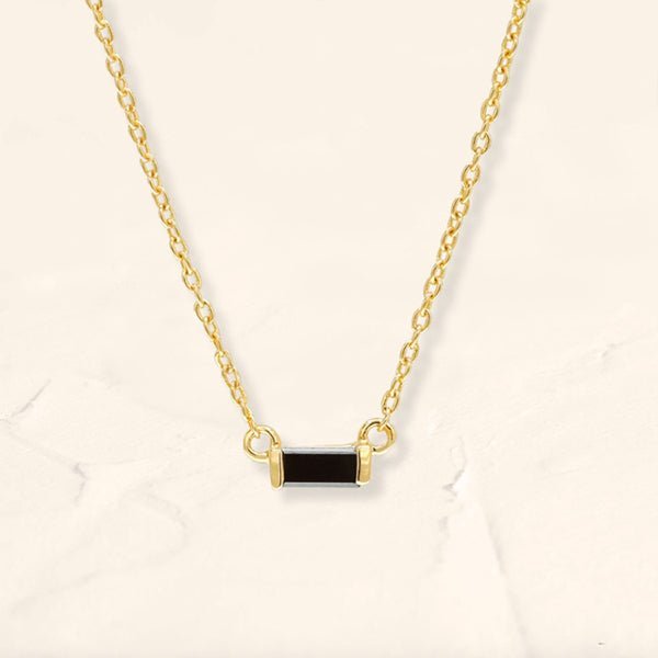 collier shanti diamant noir