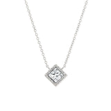 Indrani white gold diamond necklace