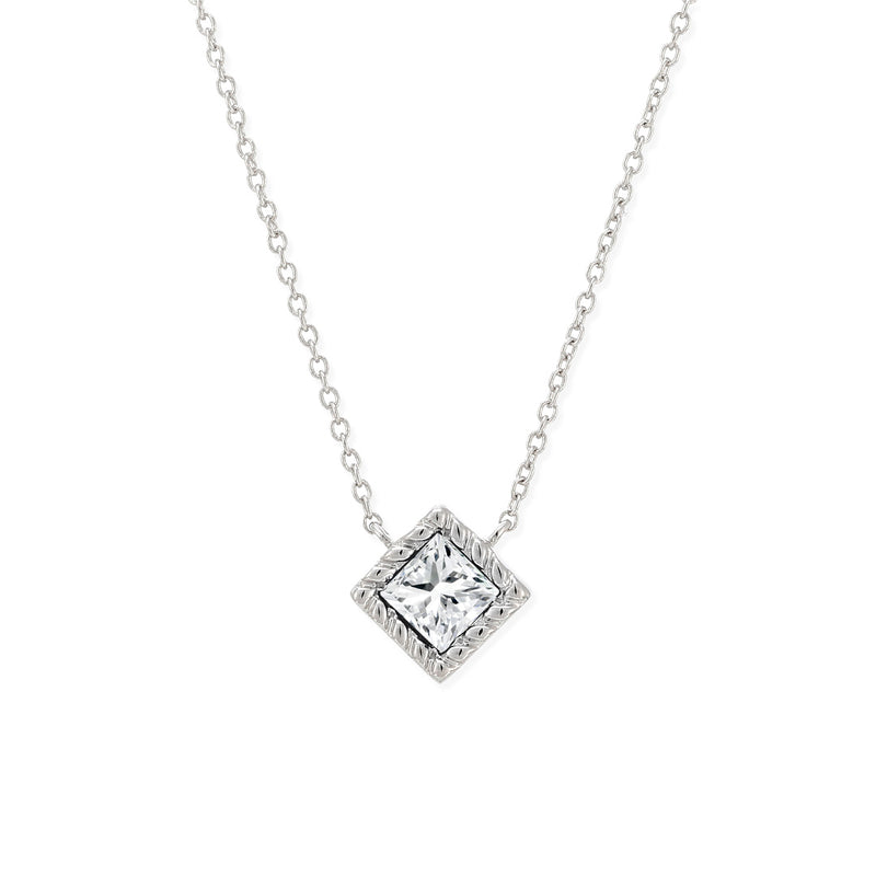 Indrani white gold diamond necklace