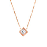 Indrani Diamond necklace rose gold