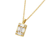 original Atma yellow gold diamond necklace