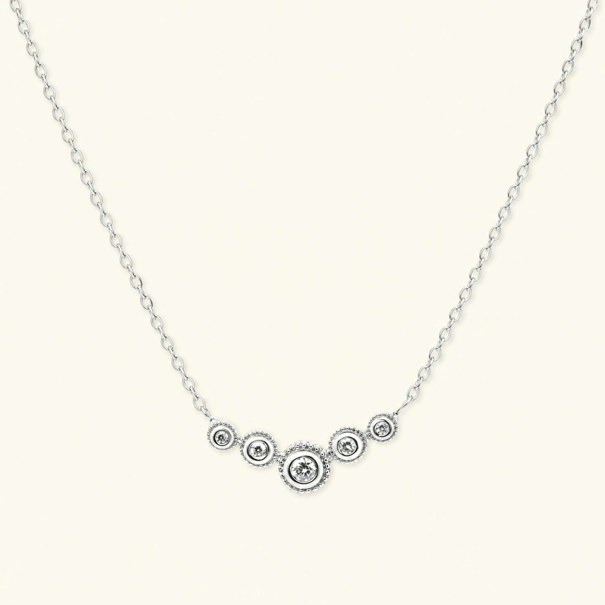 collier diamant or blanc rivière