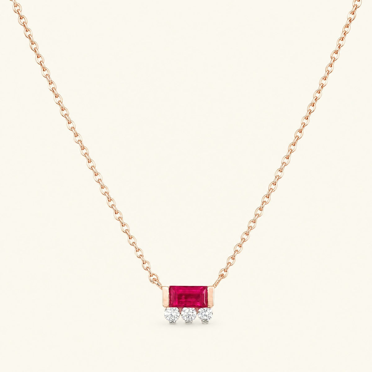 collier prana or rose rubis femme
