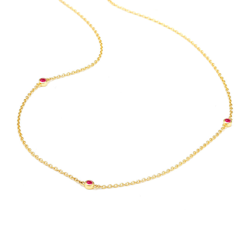 Asonya ruby choker necklace