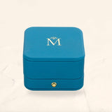 Elegant Mayuri peacock blue jewelry box