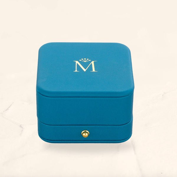 Elegant Mayuri peacock blue jewelry box