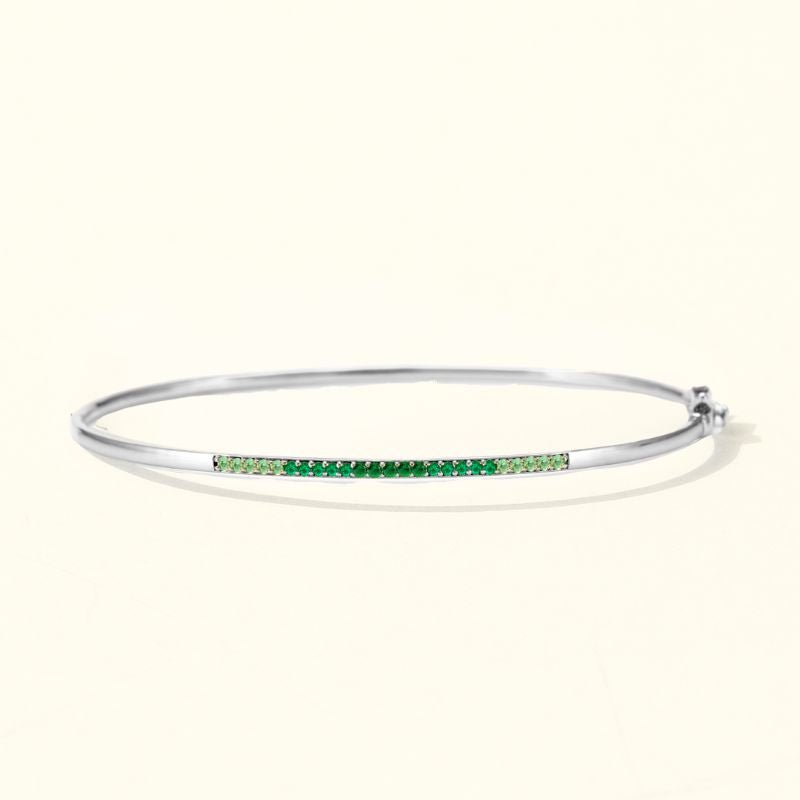 Jonc Tarang canopee or blanc 18 carats