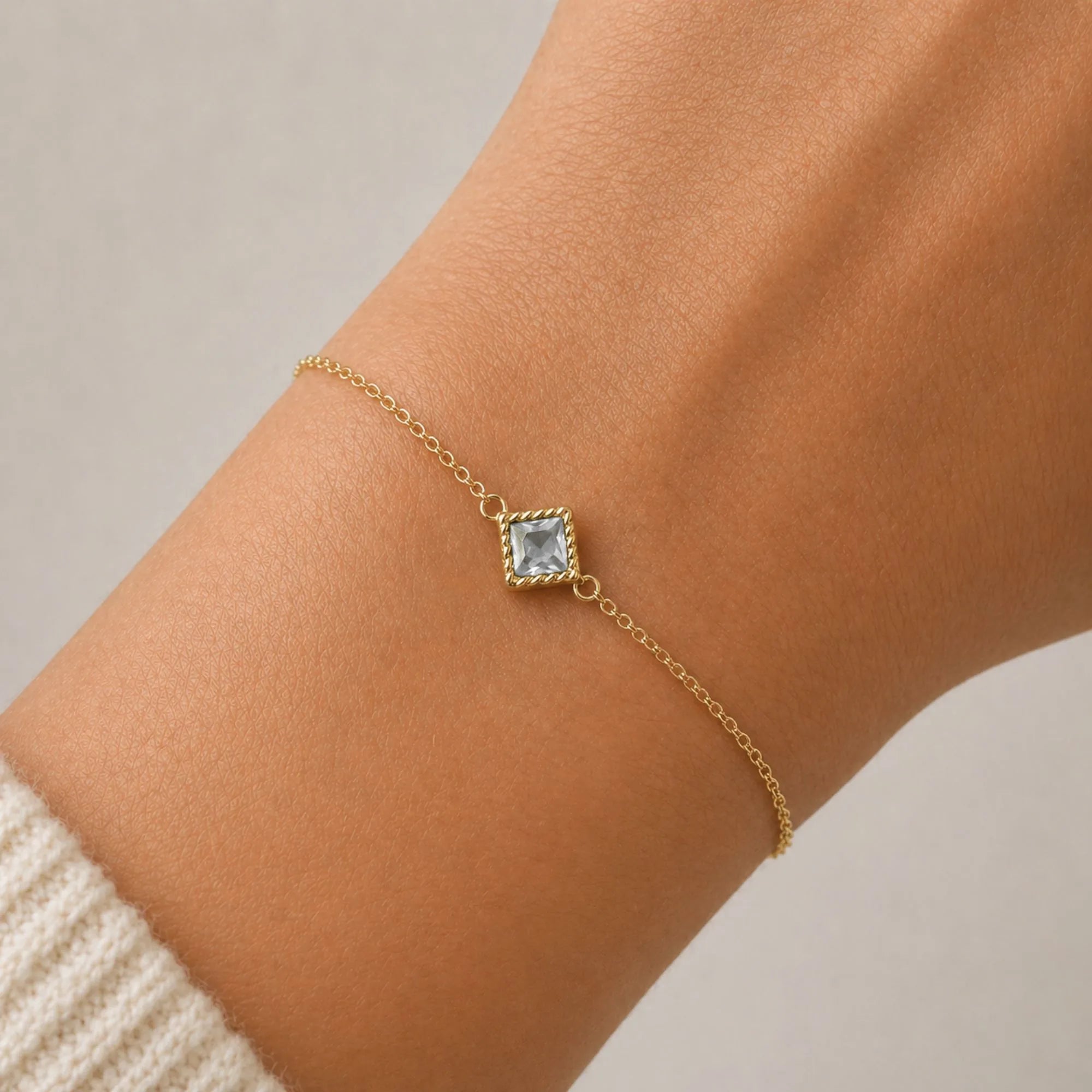 Bracelet Indrani diamant portée