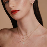 luxury woman diamond necklace