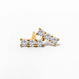 earrings tina white sapphire