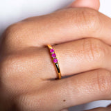Romantic ruby ring