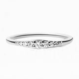 White gold diamond-paved Sushma wedding ring