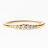 diamond-paved Sushma wedding ring in yellow gold
