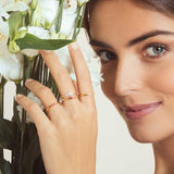 romantic ruby and diamond ring