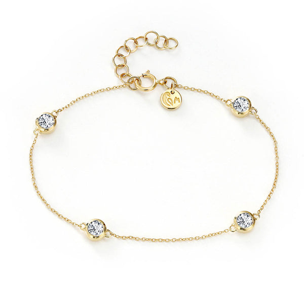 Dhanya bracelet diamond set in gold
