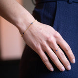 Dhanya Sapphire bracelet in yellow gold