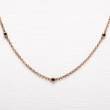 Asonya Black Diamond choker necklace