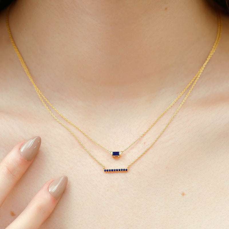 elegant fine sapphire necklaces