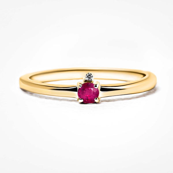 Bague de fiancaille rubis or jaune new arrivals